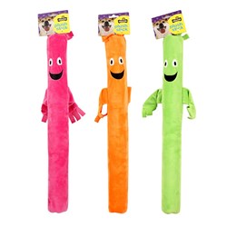 Dog Toy Plush Stick 54x20x5cm 3 Asstd Colours