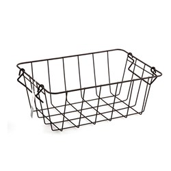 Storage Basket 26x18x10cm Black