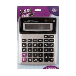 Calculator Desktop Premium 12 Digit Silver