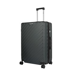 Luggage Set 3 ABS 8 Wheels 50/60/70 Expandable Dark Green