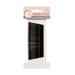 Hair Bobby Pin 72pk Black 4.5cm
