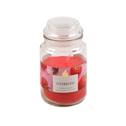 Candle Scented in Jar w Lid Strawberry