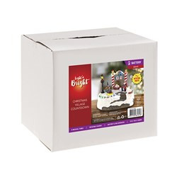 Christmas Village Countdown B/OP USB Dual