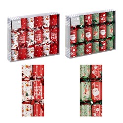 Bon Bons Xmas Box 6 14x3cm Printed Board Basic Toys 2Astd