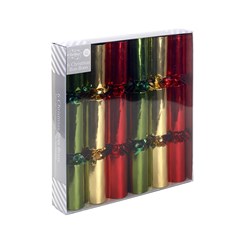 Bon Bons Xmas Box 6 31x5cm Metallic Cols Fun Toys Asstd