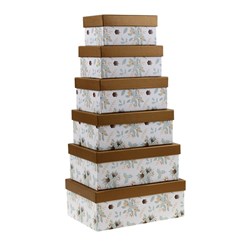 Gift Box Xmas Set 6 Rectangular Classy