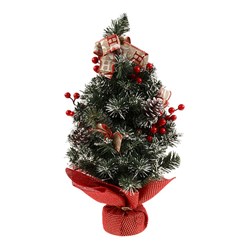 Tree Decorated Xmas 50cm Traditional