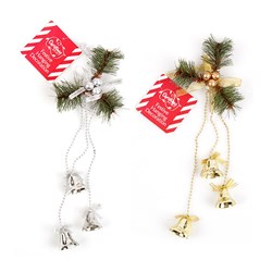 Hanging Decoration Xmas 12x36cm 2 Asstd