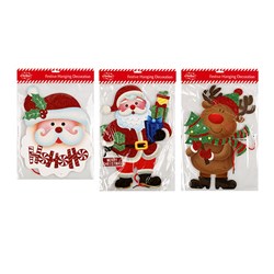 Decoration Hanging Paper EVA Glitter Xmas 3 Asstd