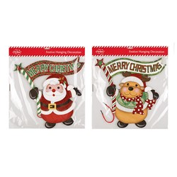 Decoration Hanging Paper EVA Glitter Xmas Asstd