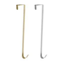 Xmas Wreath Hanger 30cm Gold & Silver Asst