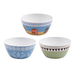 Melamine Round Small Bowl Dia14cm 100gr 3 Asst