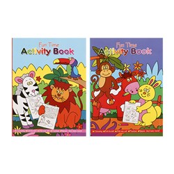 Book Kids Colouring Activity Funtime A4 64pg 2 Asstd