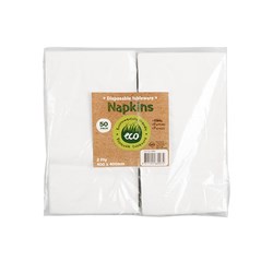 Eco Friendly Napkins 2Ply 50pk 40x40cm