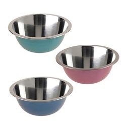 Mixing Bowl S/S 16cm 3 Asst Cols