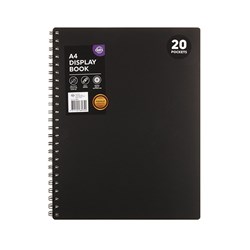 Display Book A4 PP Cover 20 Pockets Premium