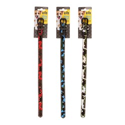 Collar Dog Camouflage Print Medium 2x42cm 3 Asst Cols