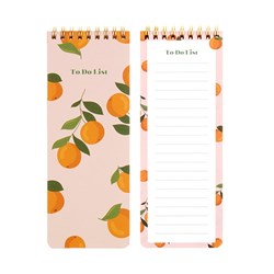 Notebook To Do List Spiral 80x210mm 160pg 80gsm