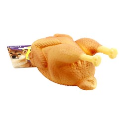 Dog Toy Squeaky Jumbo Roast Chicken 20cm