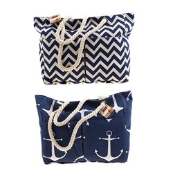 Beach Bag 2 Designs 44.5x20x40cm