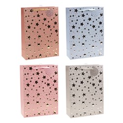 Gift Bag 210gsm Star w J Hook XL 300x420x120mm