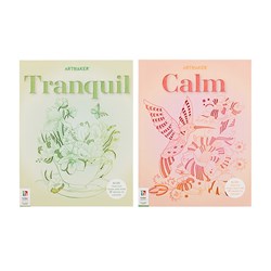 Art Maker Adult Colouring Book A4 30pg 2 Asstd Titles