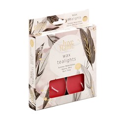 Tealights Maxi 4pk 8hr Scented Summer Watermelon