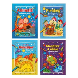 Book Kids Boys Colouring 270x197mm 56pg 4 Asstd