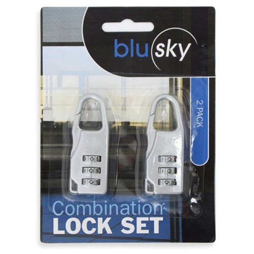 Travel Combination Lock 2Pk