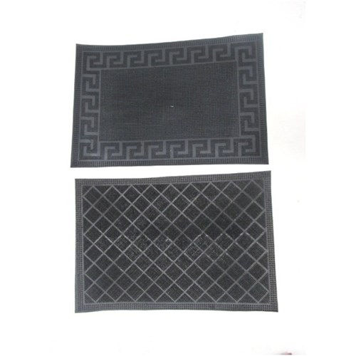 Mat Black Rubber Pin 40x60cm