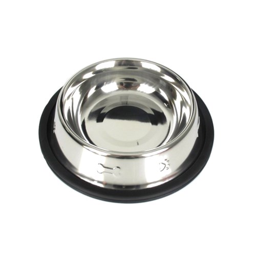 Dog Bowl Embossed S.Steel 550ml