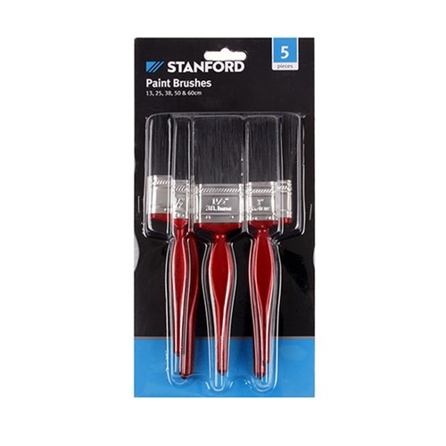 Paint Brush Set 5 Asstd 13/25/38/50/60mm