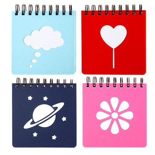 Notebook Basic PP Diecut 12x12cm 400pg