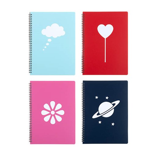 Notebook Basic PP Diecut A4 120pg