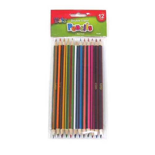 Pencil Colour Doubled Ended 12pk