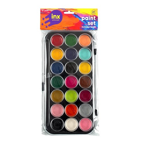 Paint Set 21 Col w Brush