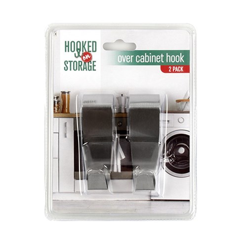 Hook Over The Door 2pk