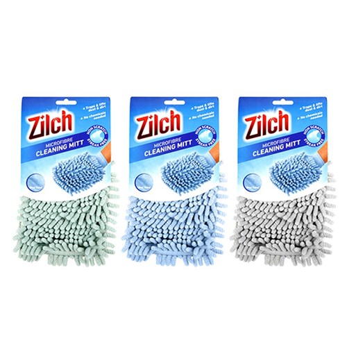 Mitt Microfibre Chenille Asstd Cols