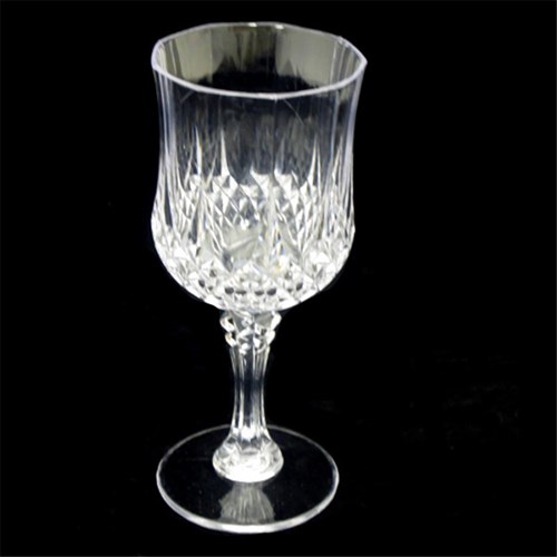 Faux Crystal Wine Glass PS 210mL