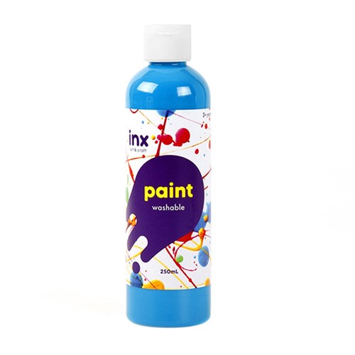 Paint Washable Bottle 250ml Tempera Blue