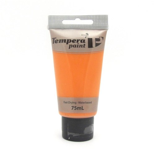 Paint Tube 75ml Tempera Orange