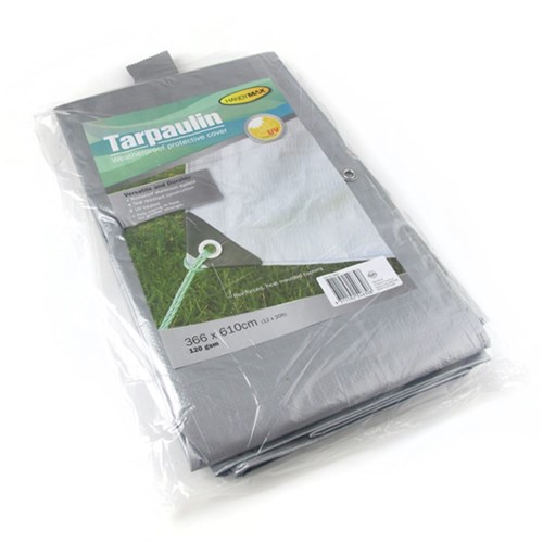 Tarpaulin Silver 3.66x6.1M / 12x20ft