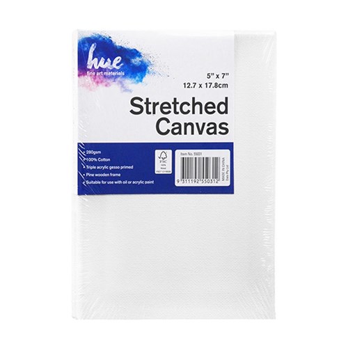 Canvas Art 1Pk 17mm 5x7in W16.1 FSC 100%