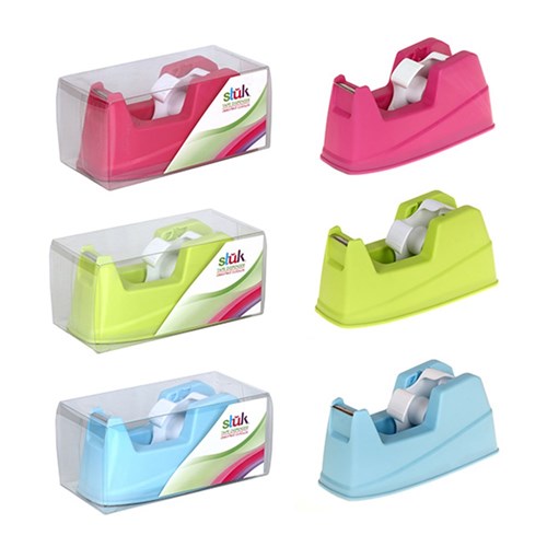 Dispenser Tape Fashion 3 Asstd Cols