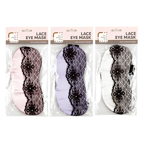 Eye Mask Lace Asstd Cols
