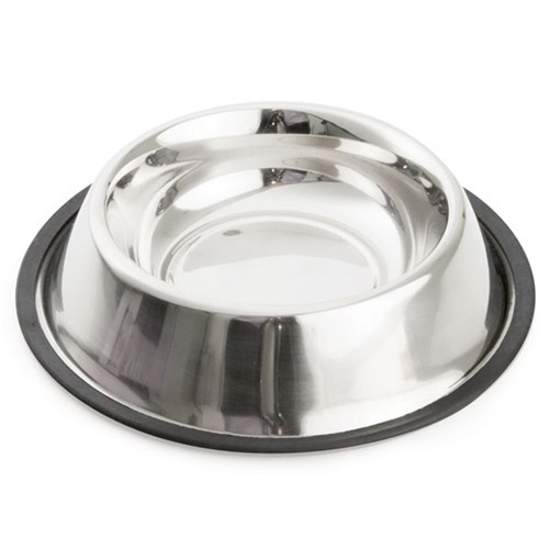 Pet Bowl S.Steel 24cm Anti Skid