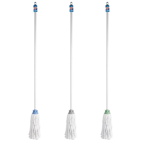 Mop with 1.1m Handle 3 Asst Cols