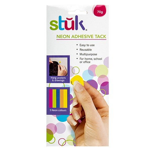 Adhesive Tack Neon Colours 70g