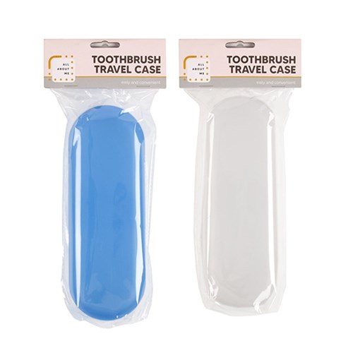 Toothbrush Travel Case 2 Asstd Cols 7x21cm