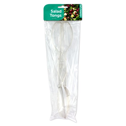 Tongs Salad Detachable Clear Plastic 7inch 28cm